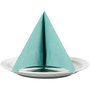 Servetten, licht turquoise, witte achterkant, afm 33x33 cm, 20 stuk/ 1 doos