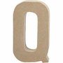 Letter, Q, H: 20,3 cm, B: 11,5 cm, dikte 2,5 cm, 1 stuk