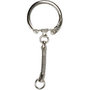 Sleutelhanger met ketting, L: 6 cm, d 2,3 cm, 25 stuk/ 1 doos