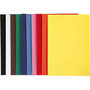 Velour papier - diverse kleuren - A4 - 21x29,7cm - 140 gr - 10 vellen