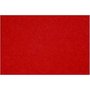 Hobbyvilt, rood, 42x60 cm, dikte 3 mm, 1 vel