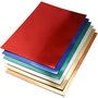 Metallic Foliekarton, diverse kleuren, A2, 420x594 mm, 280 gr, 30 div vellen/ 1 doos