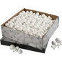 Ballen & Eieren, wit, afm 1,5-6,1 cm, 550 stuk/ 1 doos