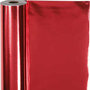 Cadeaupapier, rood, B: 50 cm, 65 gr, 100 m/ 1 rol