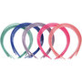 Haarbanden, diverse kleuren, B: 8 mm, 20 stuk/ 1 doos
