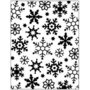 Embossing Folder , sneeuwvlok, d 11x14 cm, dikte 2 mm, 1 stuk