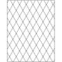 Embossing Folder , ruiten, afm 11x14 cm, dikte 2 mm, 1 stuk