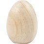 Ei, H: 8 cm, d 6 cm, 1 stuk