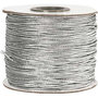 Elastisch koord, zilver, dikte 1 mm, 100 m/ 1 rol