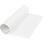 Faux Leather Papier - Wit - 100x50 cm - 350 grams - Creotime - 3x4 rollen