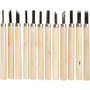 Houtsnijset, 12 stuk/ 1 doos