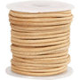 Leerkoord, beige, dikte 2 mm, 10 m/ 1 rol