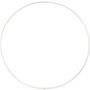 Metalen draadring, wit, d 15 cm, dikte 2 mm, 10 stuk/ 1 doos