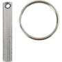 Sleutelhanger set, afm 40x5 mm, 6 stuk/ 1 doos