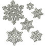 Snijmal, sneeuwvlokken, d 2-6 cm, 1 stuk