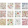 Stickerboek, kerstmis, 15x16,5 cm, 12 vel/ 1 doos