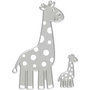 Stans- en embossing mallen, giraf, afm 54x92+21x35 mm, 1 stuk