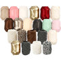 Cadeaulint, beige parelmoer, B: 10 mm, 12x3 rol/ 1 doos