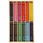 Groove Dunne Kleurpotloden, diverse kleuren, L: 18 cm, vulling 3,3 mm, 12x12 stuk/ 1 doos