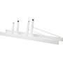 Basis voor papier opslagrek, L: 540 mm, B: 30 mm, 1 set