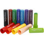 Soft Color Stick, diverse kleuren, L: 8 cm, 120 stuk/ 1 doos, 6,5 gr