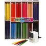 Kleurpotloden, diverse kleuren, vulling 5 mm, 1 set