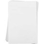 Vellen krimpfolie, Mat wit, 20x30 cm, dikte 0,3 mm, 100 vel/ 1 doos