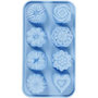 Silicone vormen, cakejes, gatgrootte 40x45 mm, 25 ml, 1 stuk