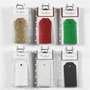 Cadeaulabels, afm 5x10 cm, glitter, 300 gr, 6x10 doos/ 1 doos