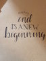 Babyshower workshop handlettering online