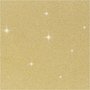 Glitterfolie, goud, B: 35 cm, dikte 110 my, 2 m/ 1 rol