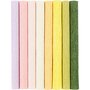 Crepepapier - Pastelkleuren - Diverse Kleuren - 25x60 cm - 105 gram - 8 vellen
