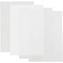 Krimpfolie - Transparant Glans, Mat Transparant, Mat Wit - Diverse Kleuren - 20x30 cm - 4 vellen