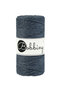 Bobbiny macrame koord 3 mm - charcoal