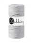 Bobbiny macrame koord 3 mm - light grey
