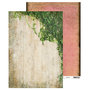 Dubbelzijdig Achtergrond Papier - Groen - Roze - Just Lou botanical collection nr.07 - A4 - 170 grams - Studiolight