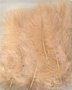 Marabou veren beige 15 stuks
