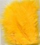 Marabou veren geel 15 stuks