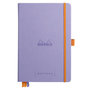 Goalboek hardcover - Iris - Dotted Ivoor papier - A5 - 90 gram - Rhodia - 224 vellen