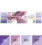 Brushpennen - Zig Brushables - set - 4 colors - purple