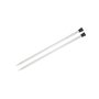 Aluminium breinaalden met knop 40 cm 5,5 mm