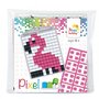 Pixelhobby - Medaillon - startset - flamingo