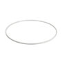 Ring metaal 10 cm wit