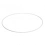 Ring metaal 30 cm wit