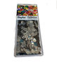 Wasbare pailletten cup vorm duif blauw 6 mm 4000 stuks