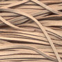 Imitatie suede veter lichtbruin 3 mm