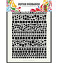 Cirkelsjabloon - Hobbysjabloon - Mask Art Sjabloon - Squares - 14,8x21cm - A5 - Dutch Doobadoo