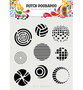 Cirkelsjabloon - Hobbysjabloon - Mask Art Sjabloon - Techno - 15x16cm - Dutch Doobadoo