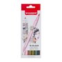 Bruynzeel brushpen set 6 kleuren - Tokyo