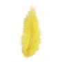 Deco veren geel 10 stuks
